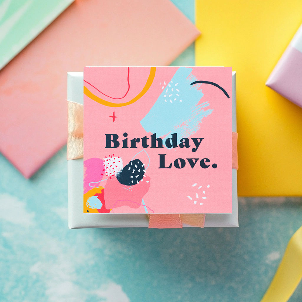 Birthday Love - Pink