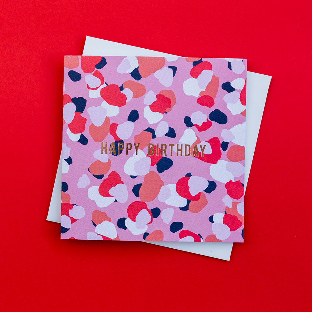 Happy Birthday Pinky Confetti