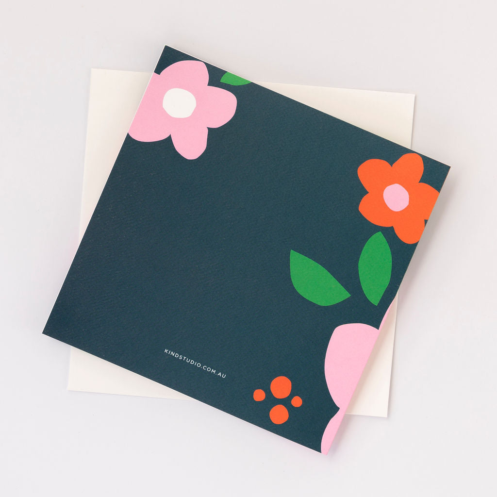 Happy Birthday Naive Flowers