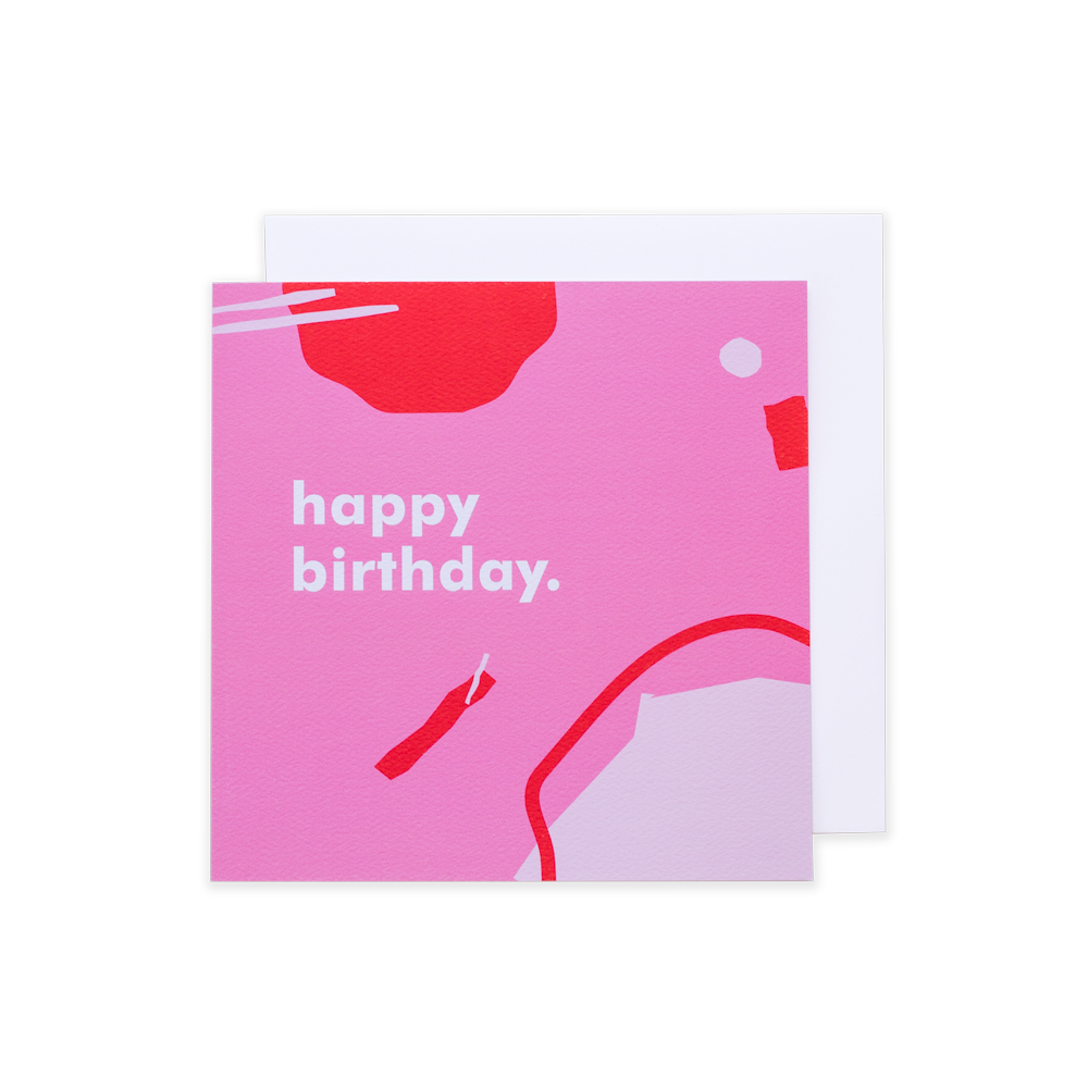 Happy Birthday - Pink and Red Play