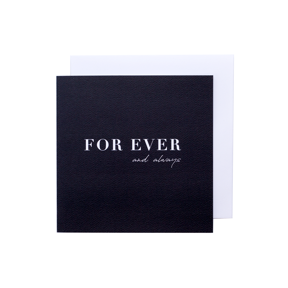 Forever and always