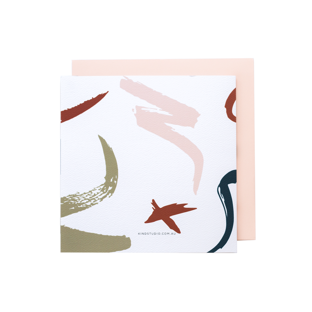 Ink Strokes - Muted Tones