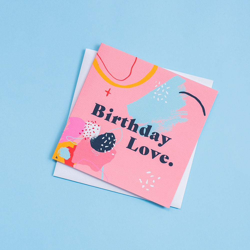 Birthday Love - Pink