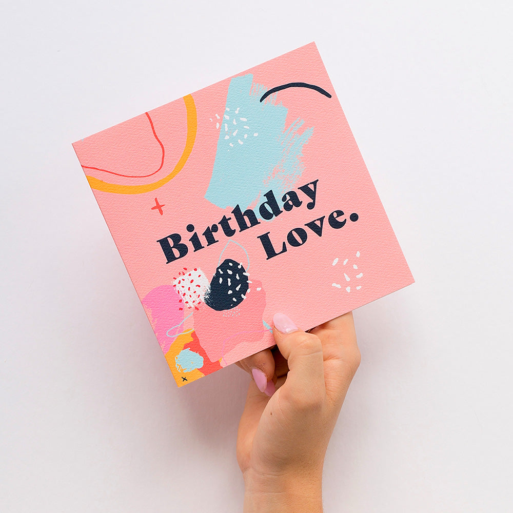 Birthday Love - Pink