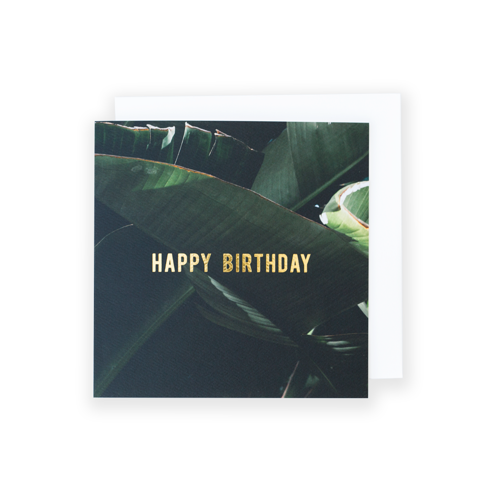 Happy Birthday - Tropics Foil