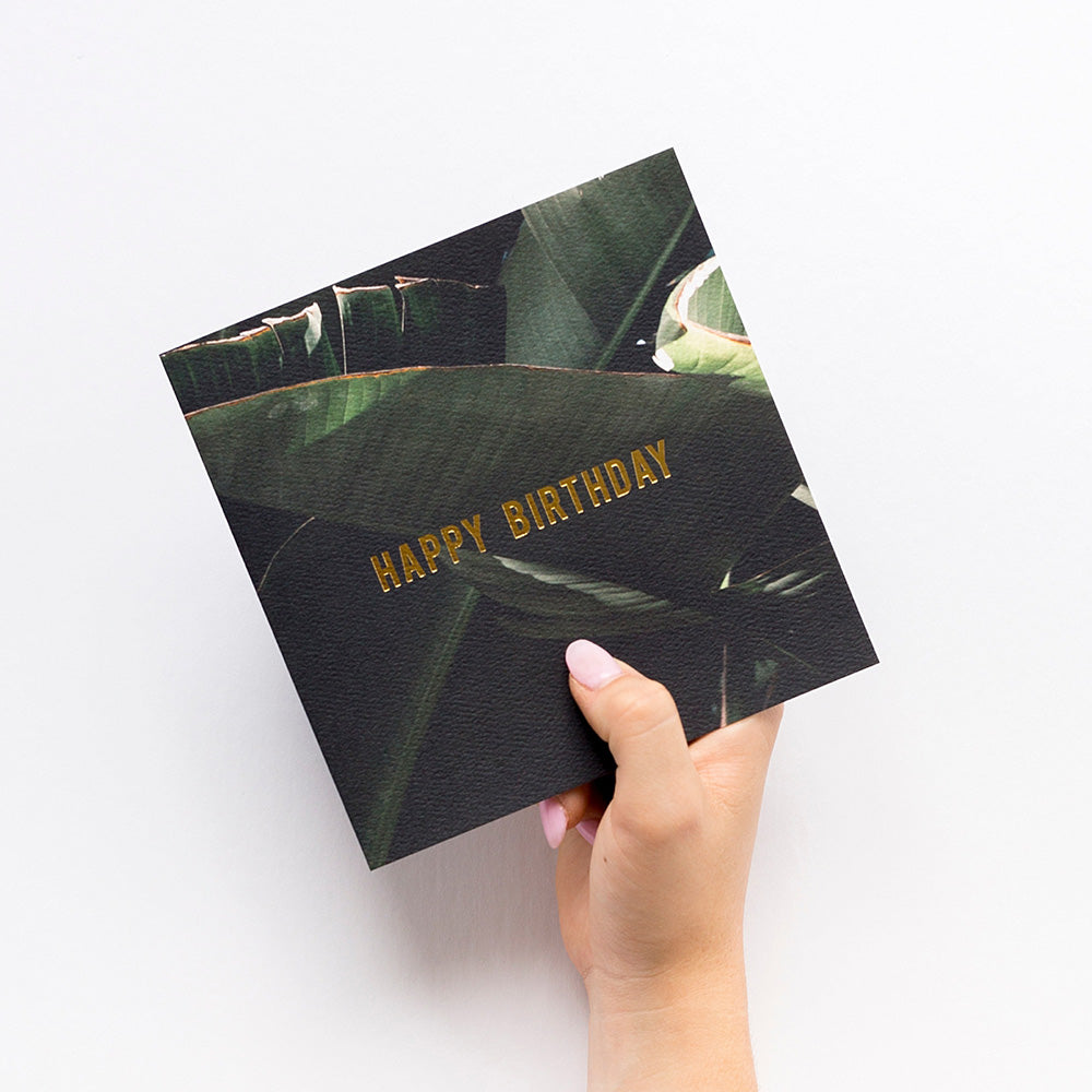 Happy Birthday - Tropics Foil