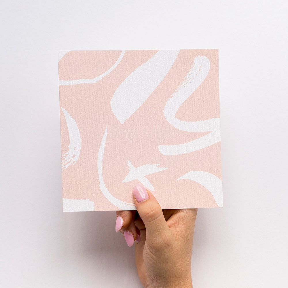 Ink Strokes - Blush