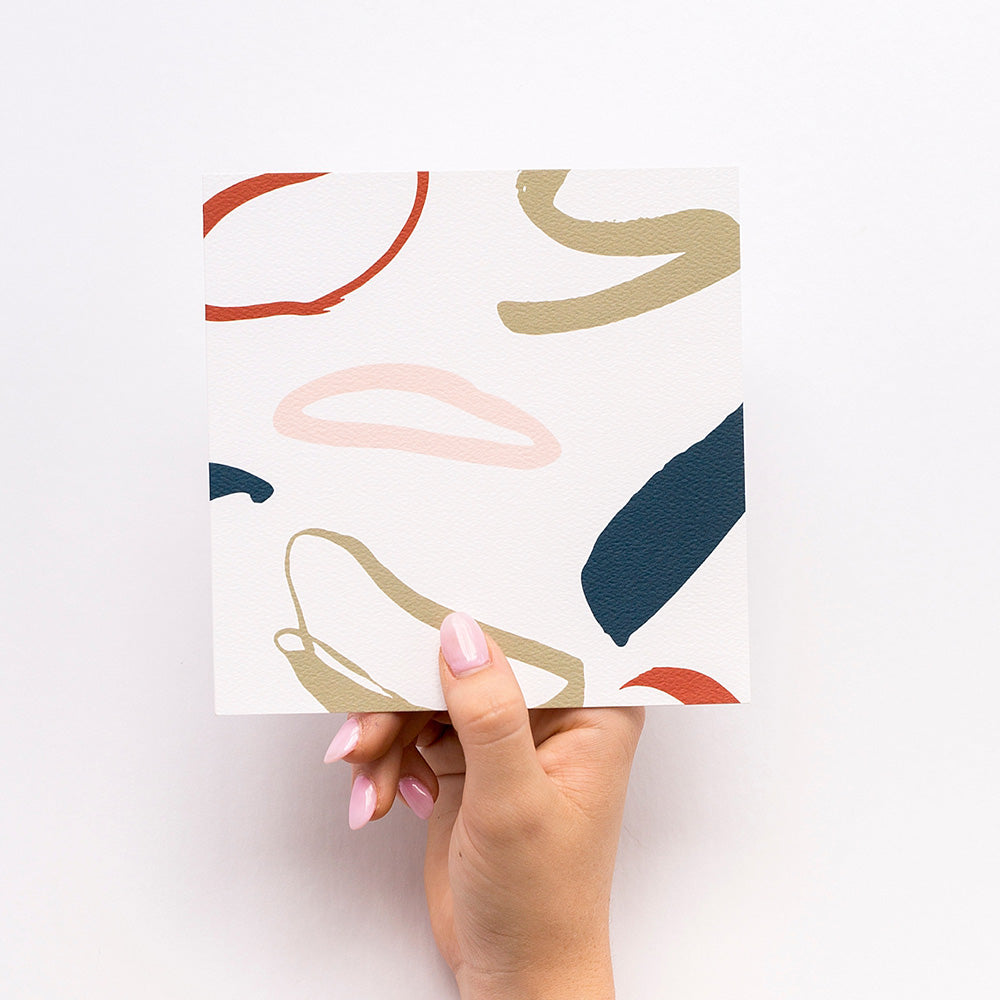 Ink Strokes - Muted Tones